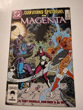TEEN TITANS SPOTLIGHT # 17 MAGENTA By Tony Isabella Cover by George Perez
